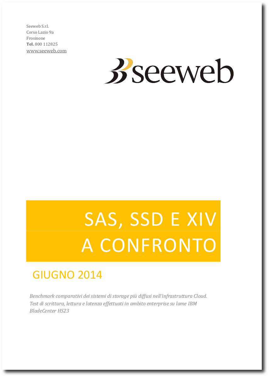 Articolo completo benchmark SAS, SSD e XIV