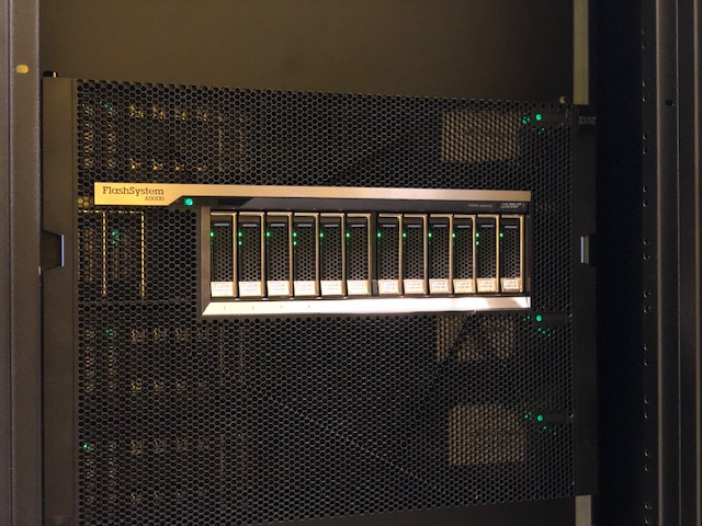 dettaglio IBM Flash System A9000 nel datacenter seeweb di Roma