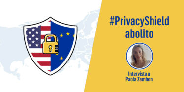 Paola Zambon sul privacy shield